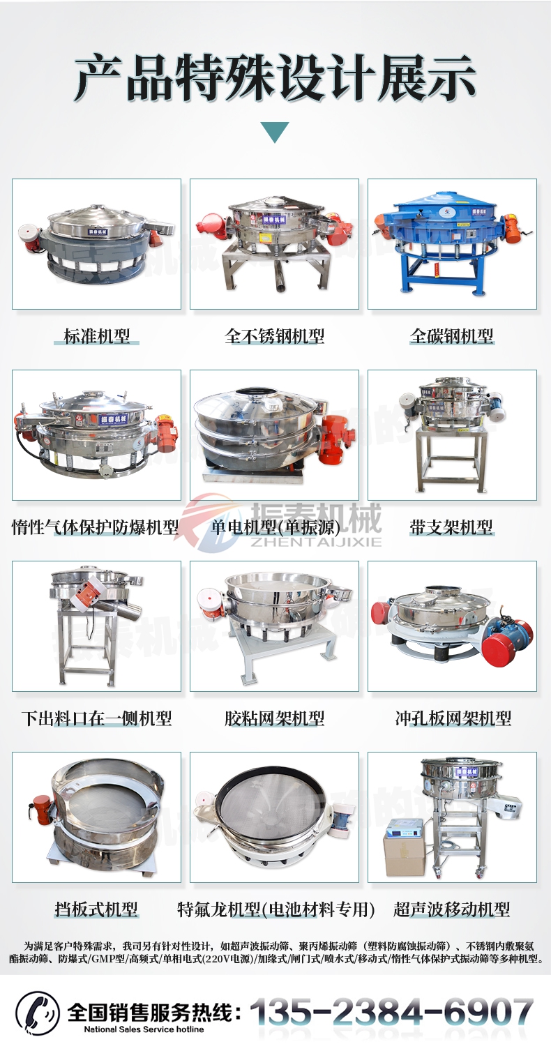 防爆直排篩產(chǎn)品特殊設計展示